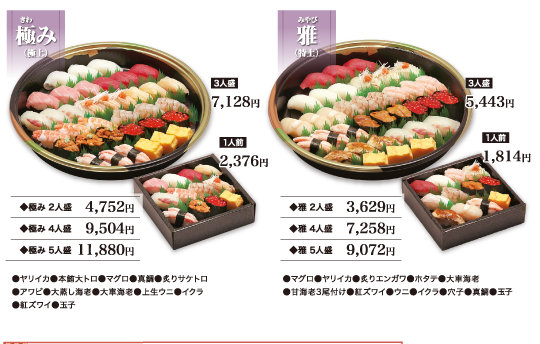 お持ち帰り 廻鮮 丸寿司