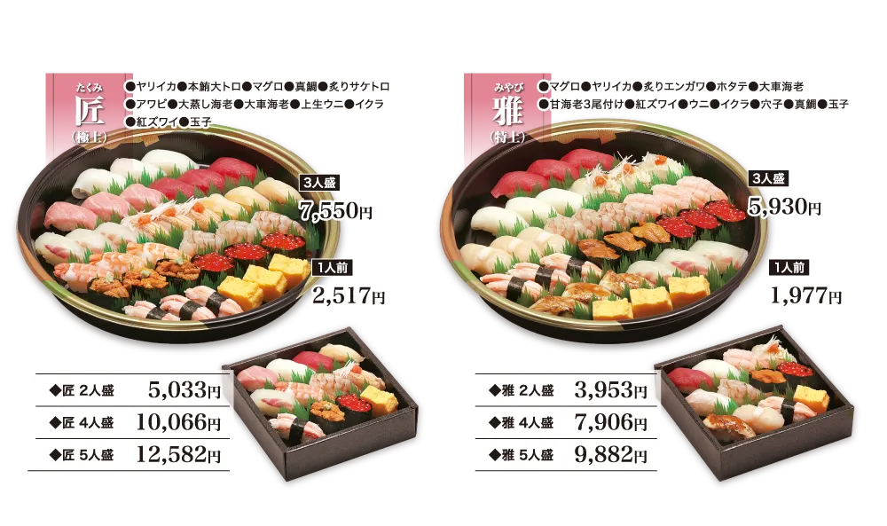 お持ち帰り 廻鮮 丸寿司